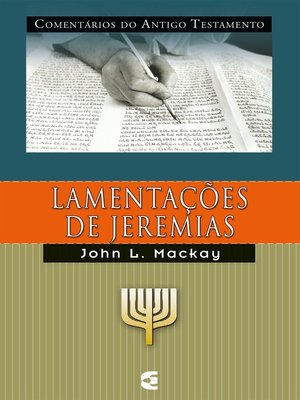cover image of Comentários do Antigo Testamento--Lamentações